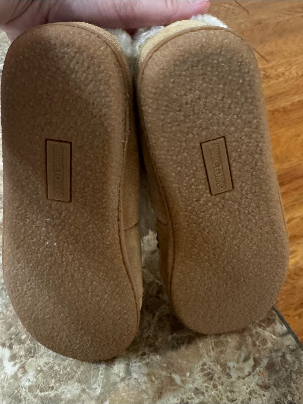 Minnetonka Cally Suede Slippers Women’s 8M Moccasin Cinnamon Shoes - Picture 4 of 5
